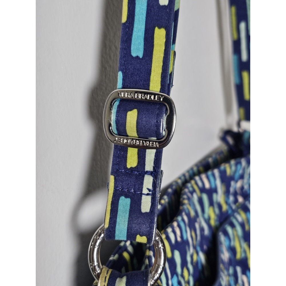 Vera Bradley Crossbody Bag Katalina Showers Print Blue Green - Picture 12 of 12